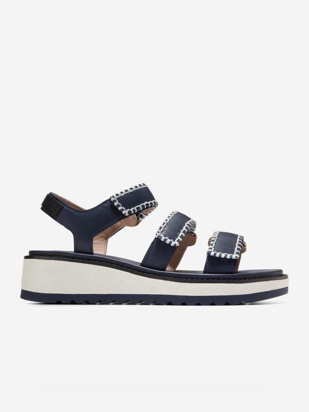 Cole Haan Grandpro Daylin Wedge Triple Strap Sandals - Picture 10 of 12